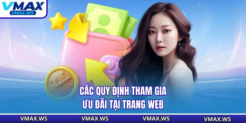 Các quy định tham gia ưu đãi tại trang web